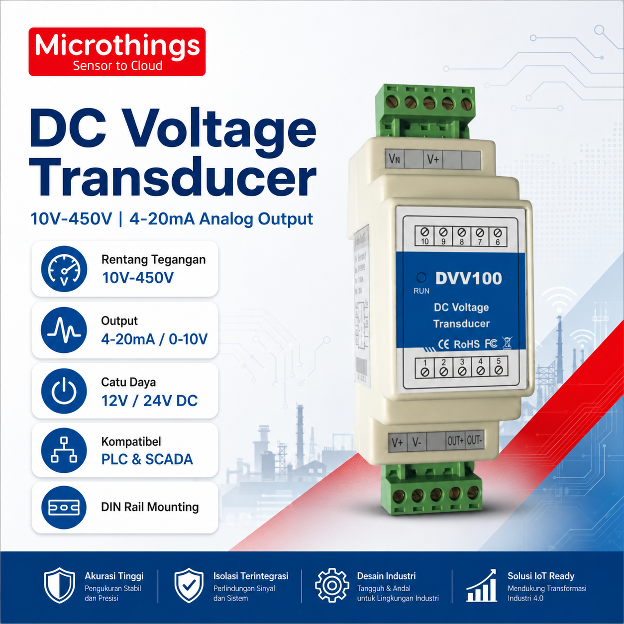 DC Voltage Transducer 4-20mA 18082026