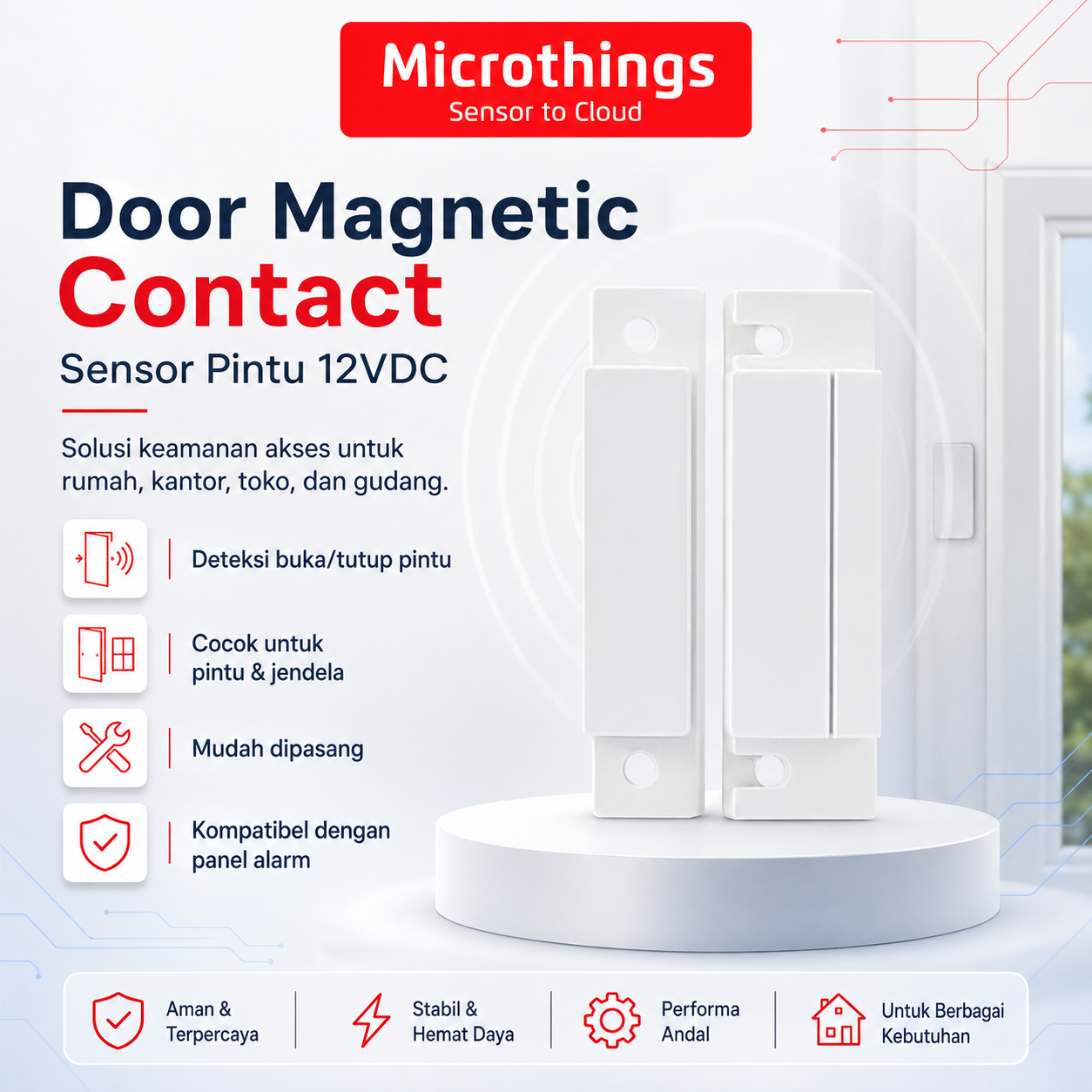 Door Magnetic Contact sensor pintu dan jendela 27072026 Door Magnetic Contact sensor pintu dan jendela 27072026