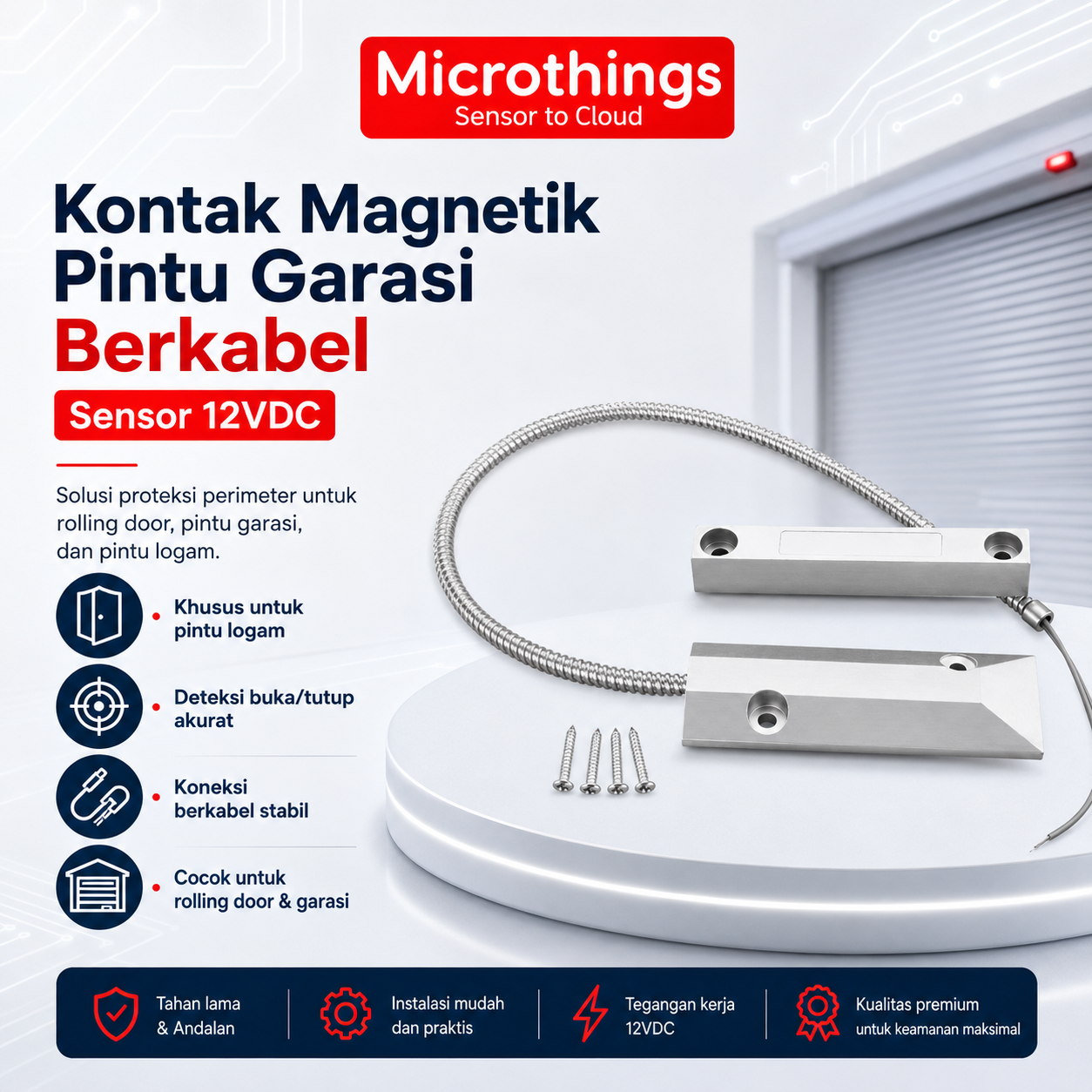 Kontak Magnetik Pintu Garasi Berkabel 27072026 Kontak Magnetik Pintu Garasi Berkabel 27072026