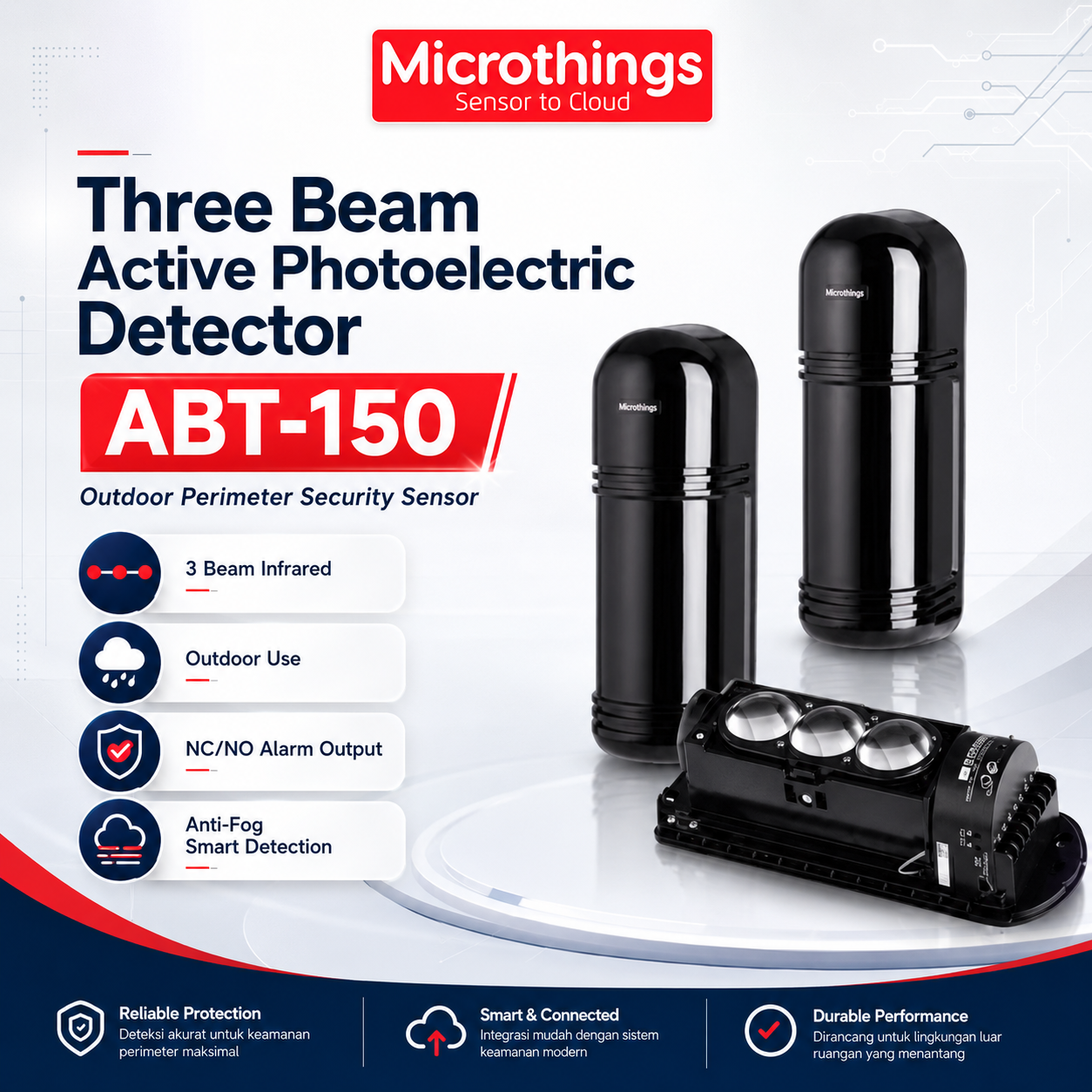 Three Beam Active Photoelectric Detector 27072026 Three Beam Active Photoelectric Detector 27072026