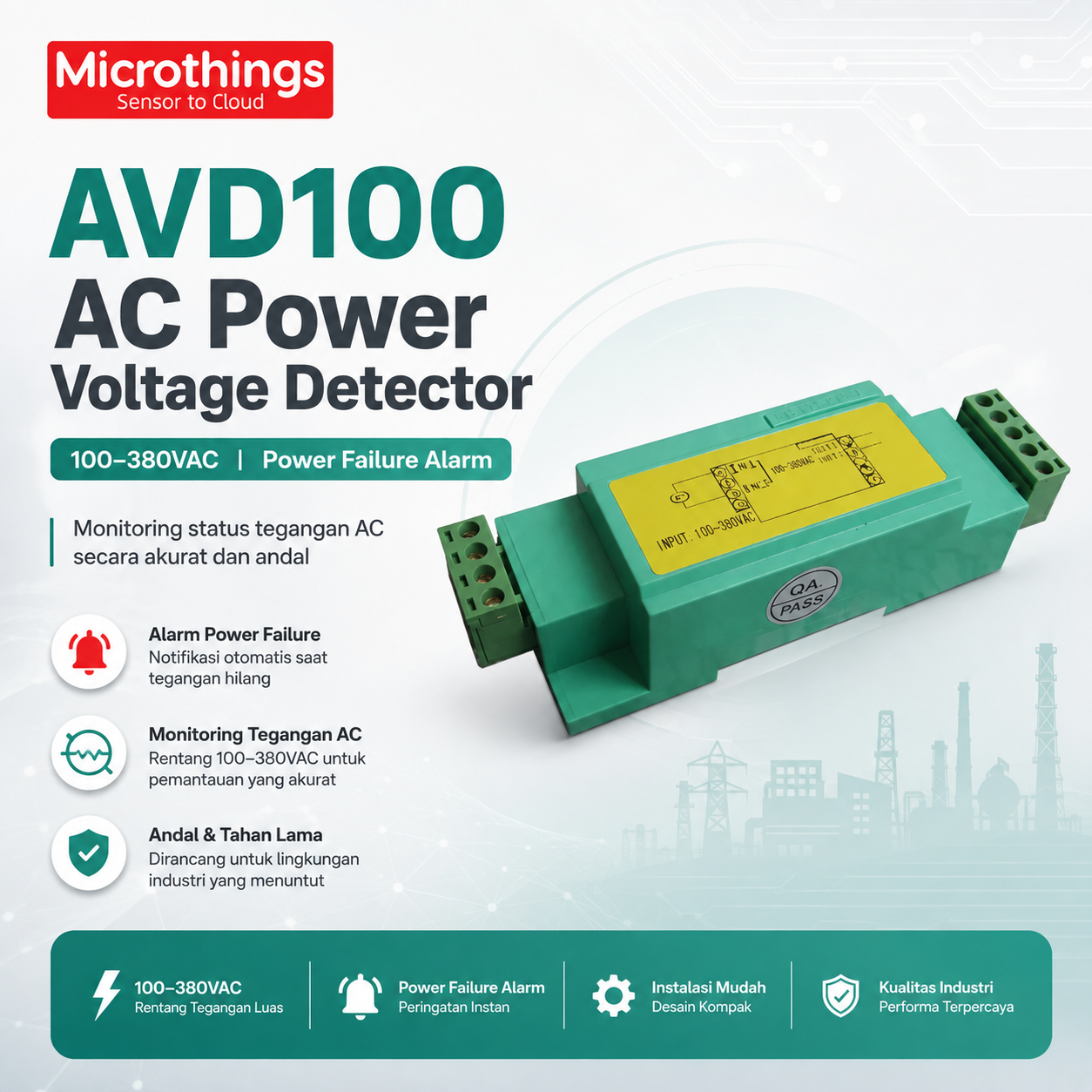 AVD100 AC Power Voltage Detector 18082026 AVD100 AC Power Voltage Detector 18082026