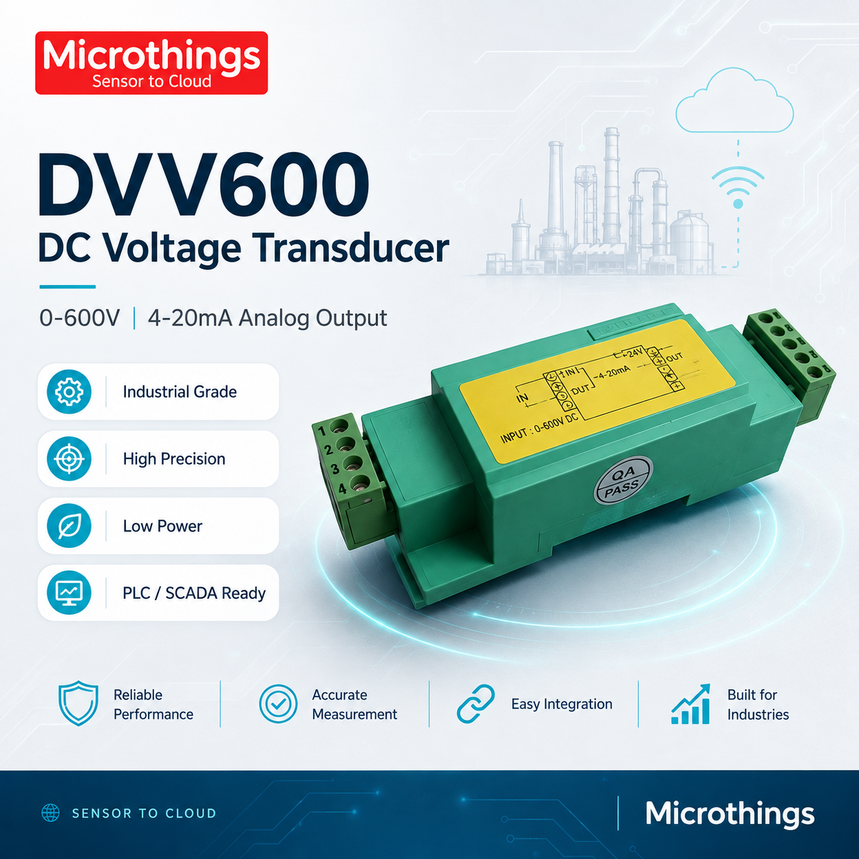 DVV600 Direct Current Voltage Transducer 18082026 DVV600 Direct Current Voltage Transducer 18082026