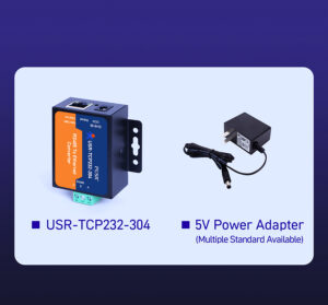 1 Ports RS485 Serial Ethernet Converter USR-TCP232-304
