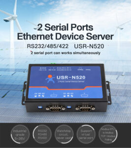 2 Ports RS485 Serial Ethernet Converter USR-N520