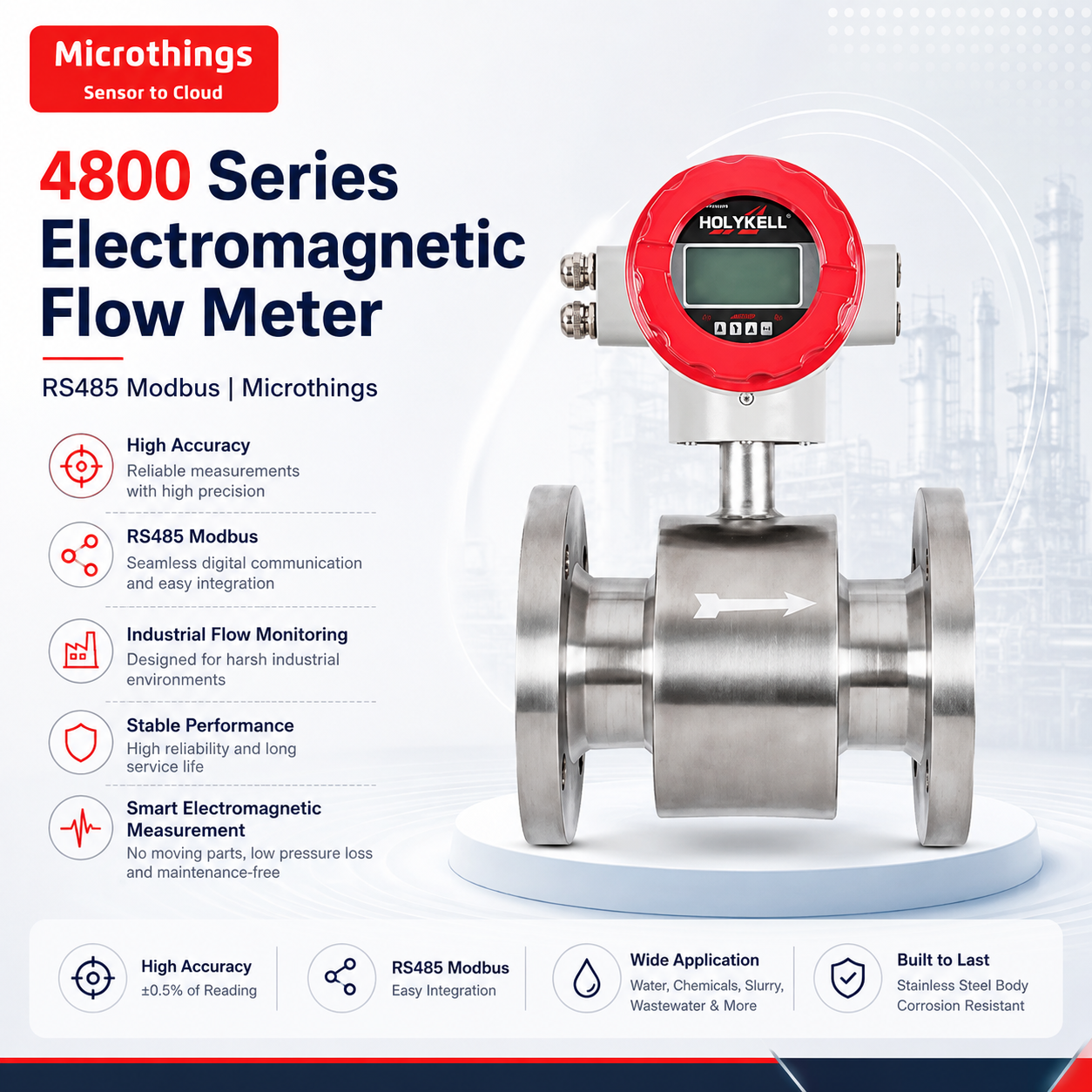 4800 Series Electromagnetic Flow Meter 10082026