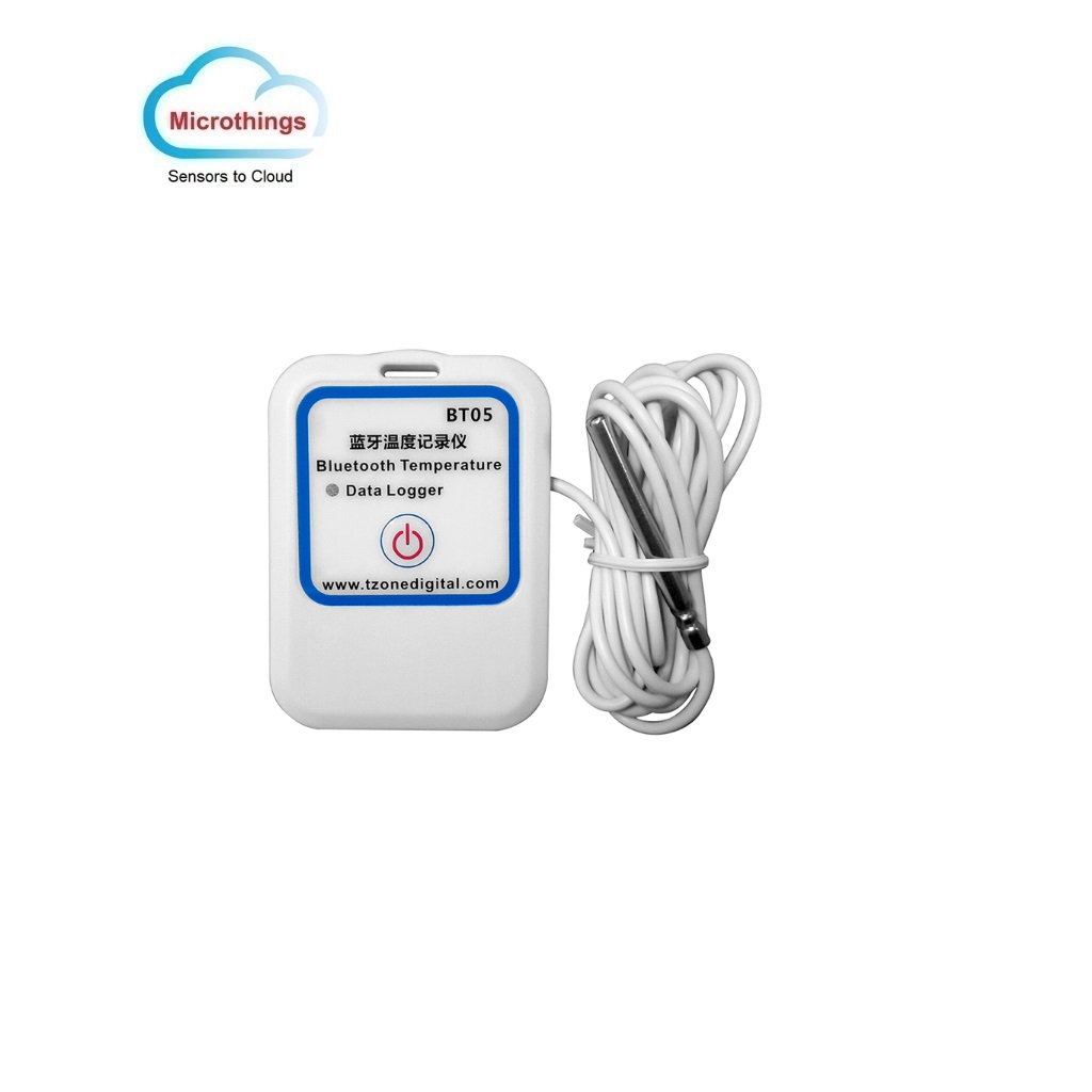 Bluetooth Temperature Data Logger External Sensor - Microthings