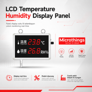 LCD Temperature Humidity Display Panel