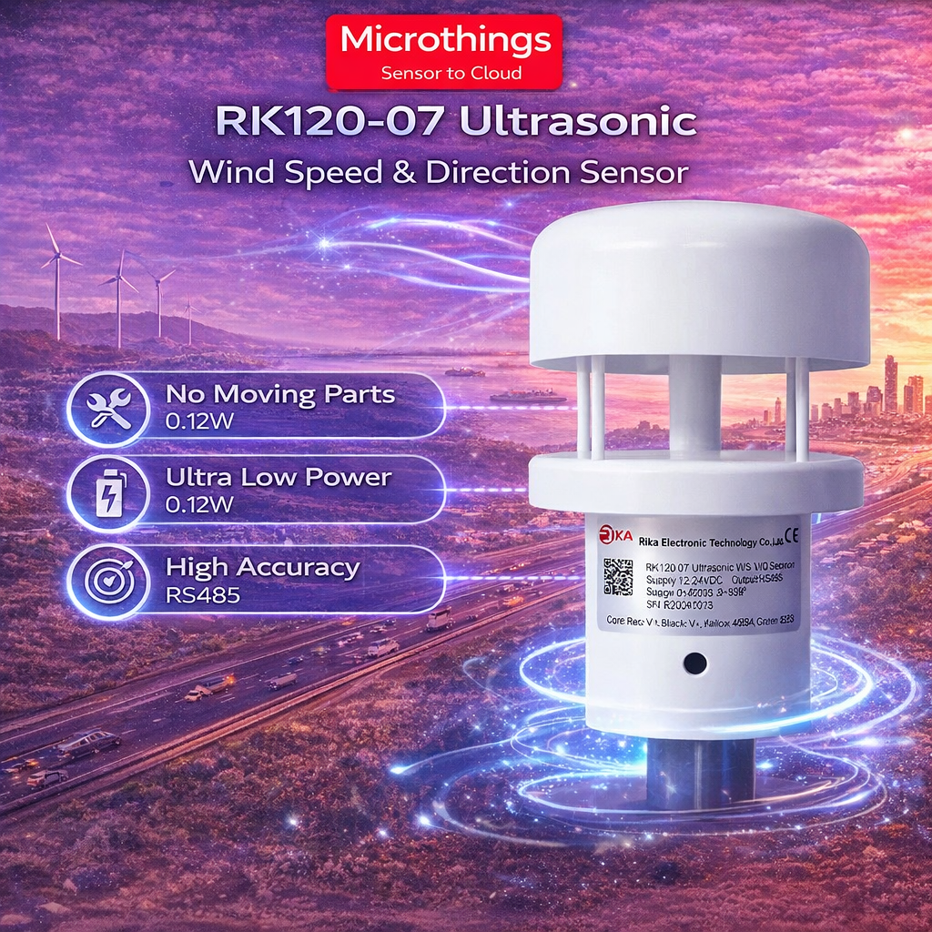 RK120-07 Ultrasonic Wind Speed & Direction Sensor 2026-03-22 RK120-07 Ultrasonic Wind Speed & Direction Sensor 2026-03-22