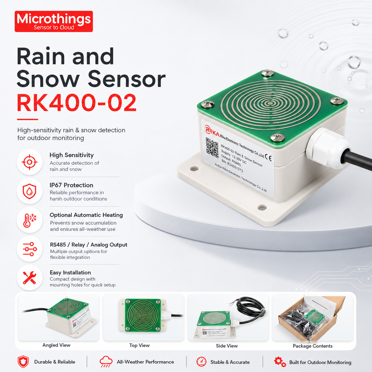 Rain and Snow Sensor RK400-02 060726