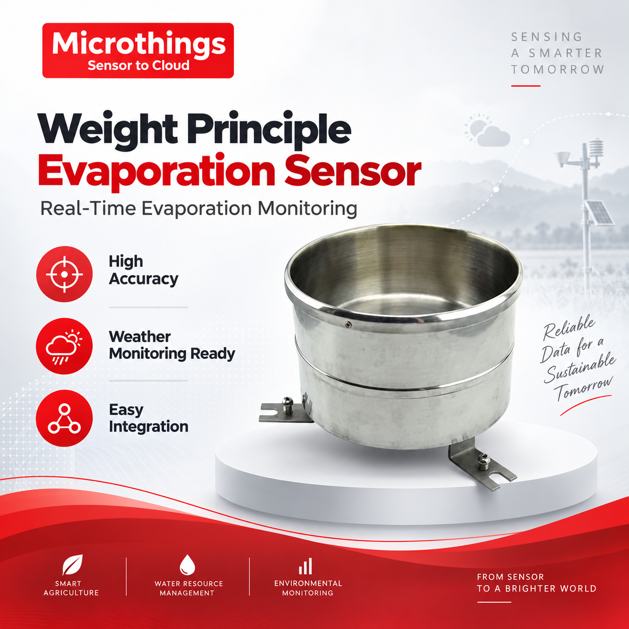 Weight Principle Evaporation Sensor