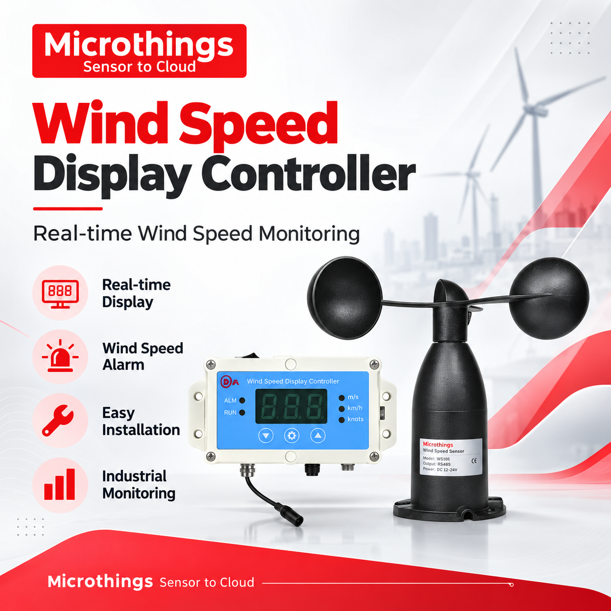 Wind Speed Display Controller
