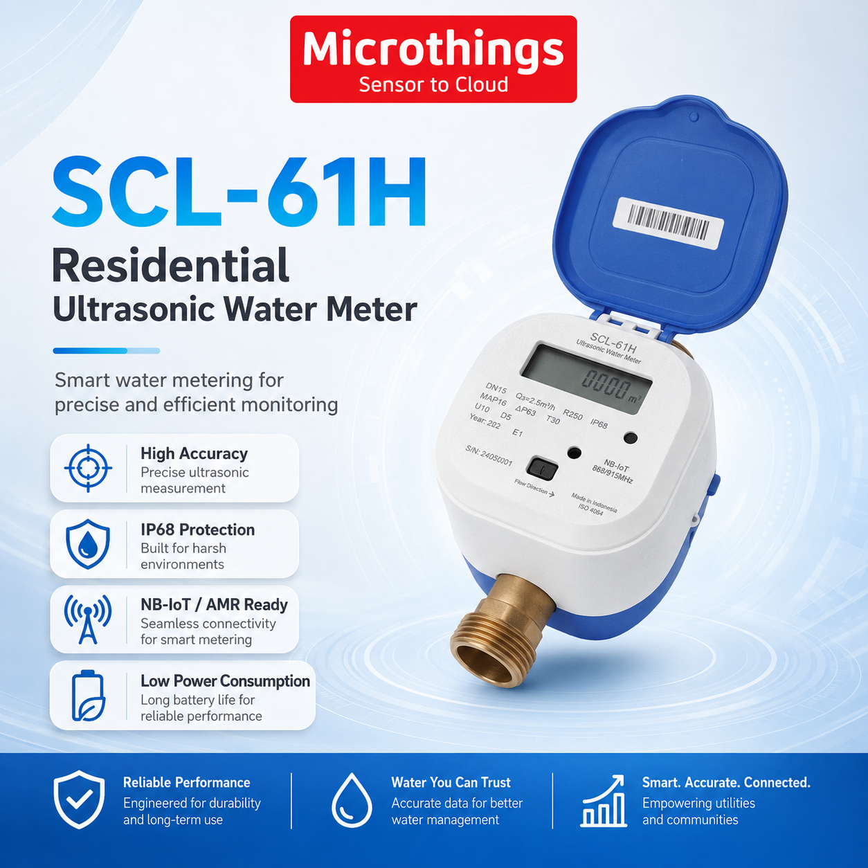 Ultrasonic Water Meter SCL-61H 16052026 Ultrasonic Water Meter SCL-61H 16052026