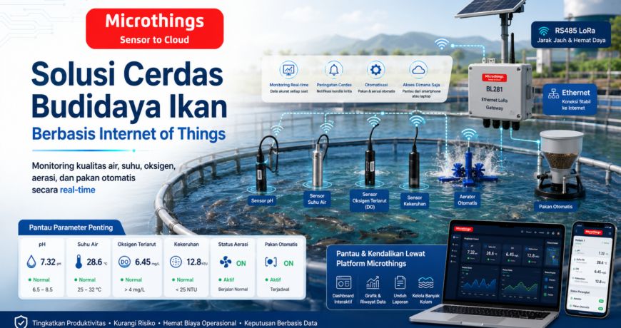 Solusi Cerdas Budidaya Ikan Berbasis Internet of Things