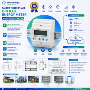 Smart Three Phase Energy Meter 2026-04-19-Din Rail