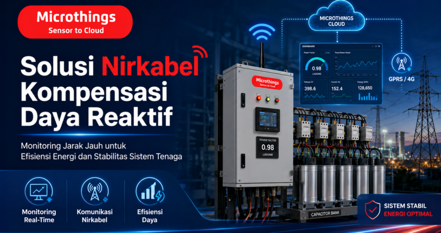 Solusi Nirkabel Kompensasi Daya Reaktif