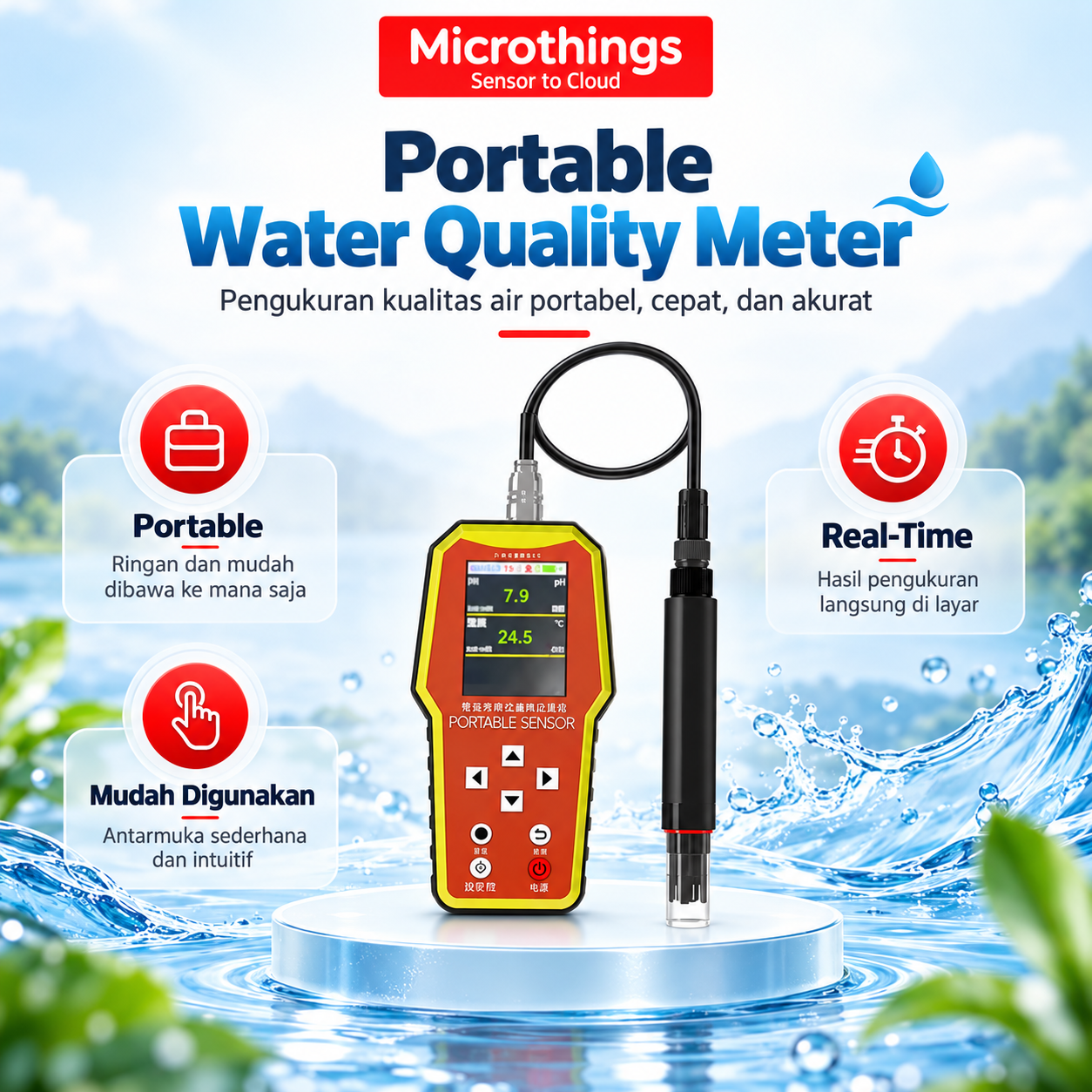 Poratble Water Quality Meter