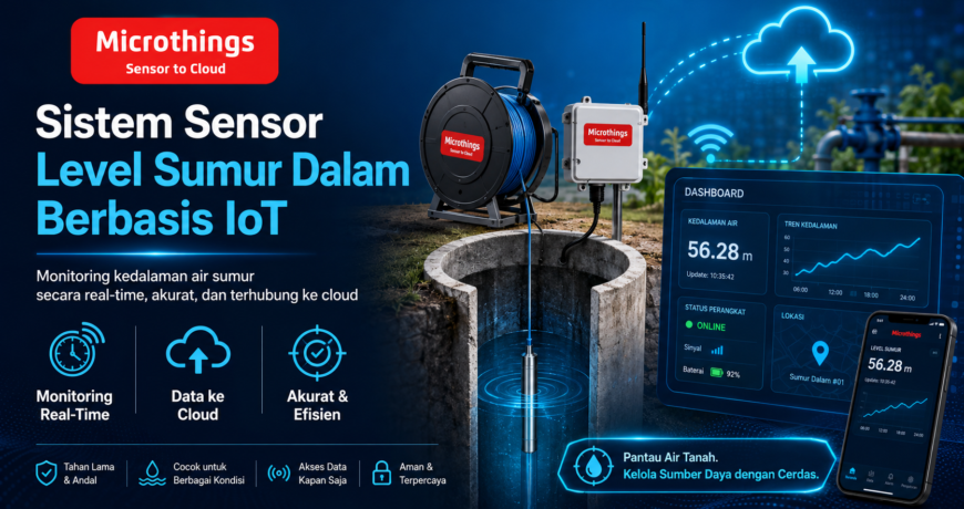 Sistem Sensor Level Sumur Dalam Berbasis IoT