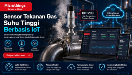 Sensor Tekanan Gas Suhu Tinggi Berbasis IoT