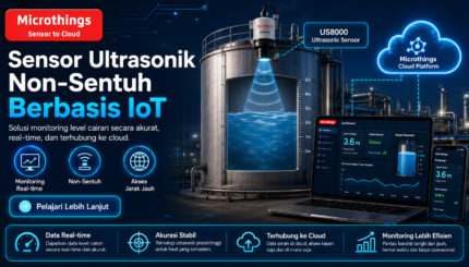 Sensor Ultrasonik Non-Sentuh Berbasis IoT