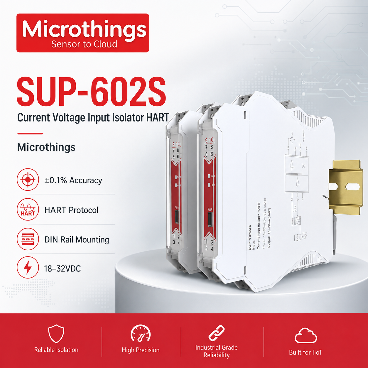 SUP-602S Current Voltage Input Isolator 19082026 SUP-602S Current Voltage Input Isolator 19082026