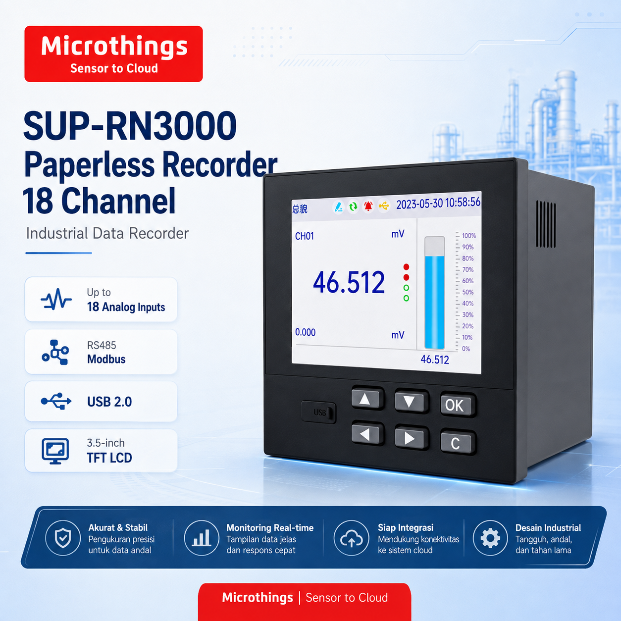 SUP-RN3000 Paperless Recorder SUP-RN3000 Paperless Recorder