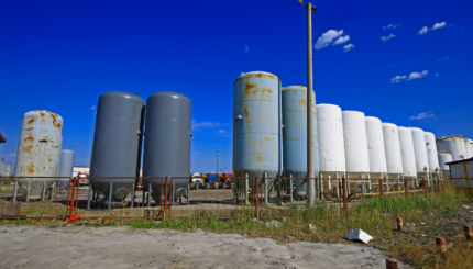 Sensor Tangki Penyimpanan Bahan Kimia dengan Microthings