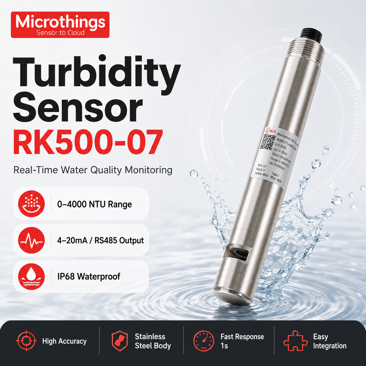 Turbidity Sensor RK500-07 070726 Turbidity Sensor RK500-07 070726