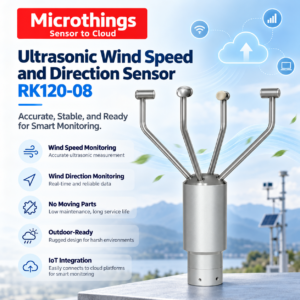 Ultrasonic Wind Speed and Direction Sensor RK120-08