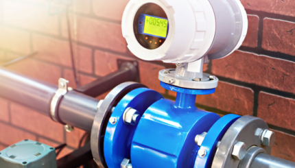 Pengukur Aliran Elektromagnetik Penyisipan Berbasis IoT