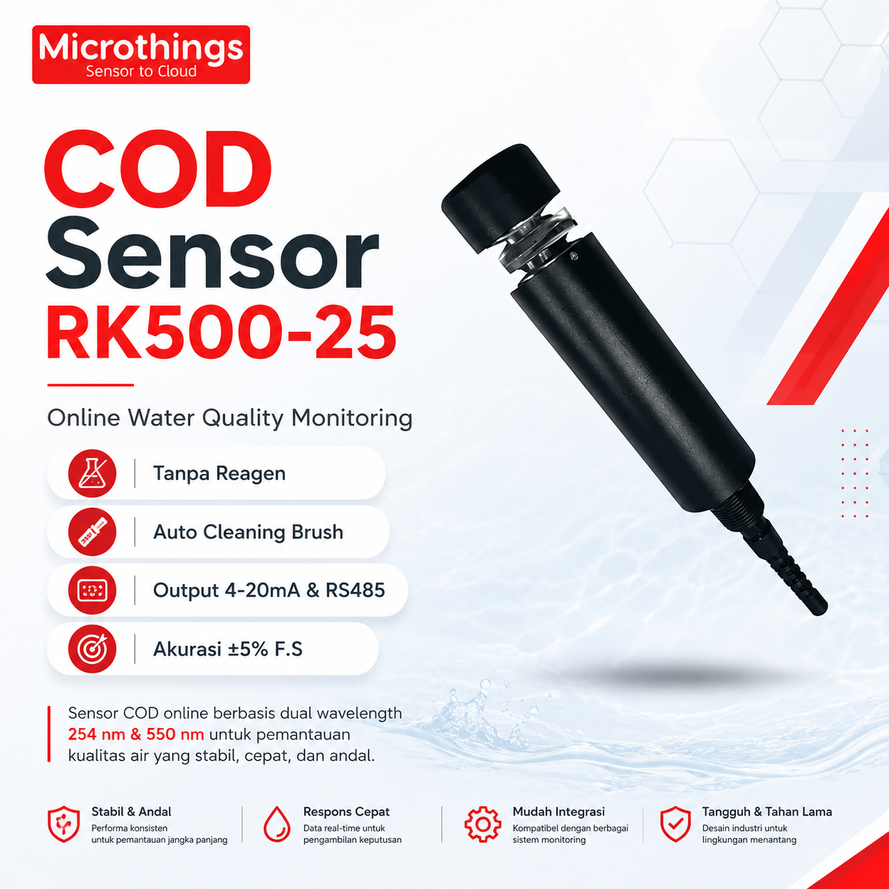 Chemical Oxygen Demand Sensor RK500-25 06122026