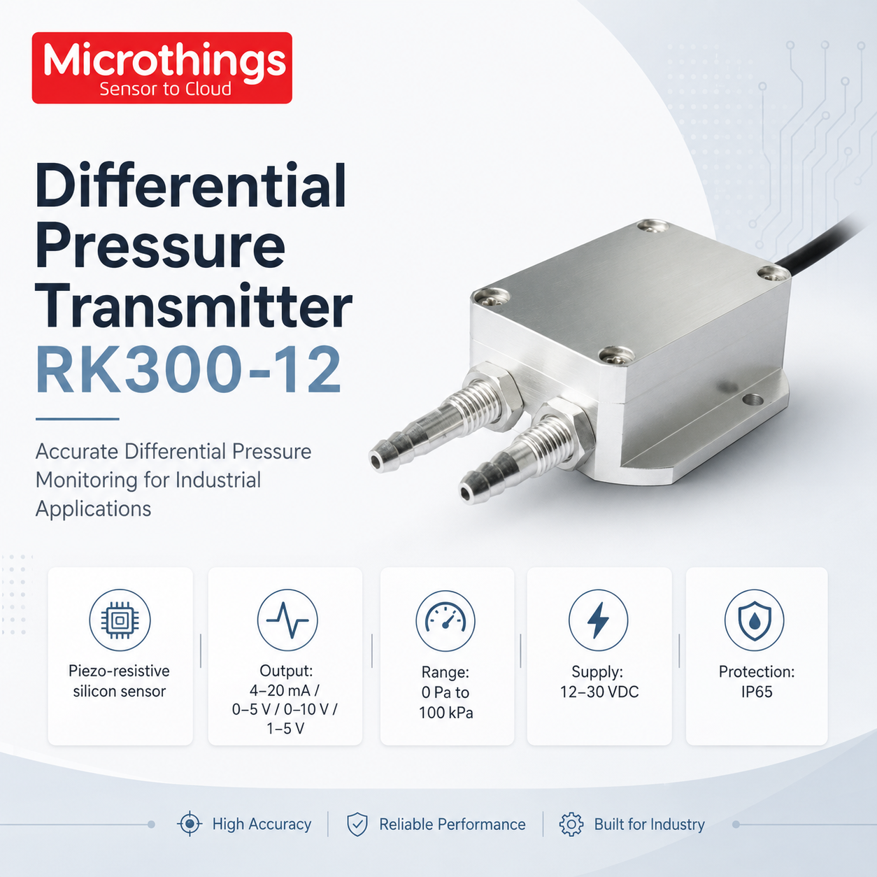 Differential Pressure Transmitter RK300-12 12062026