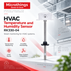 HVAC Temperature and Humidity Sensor RK330-04