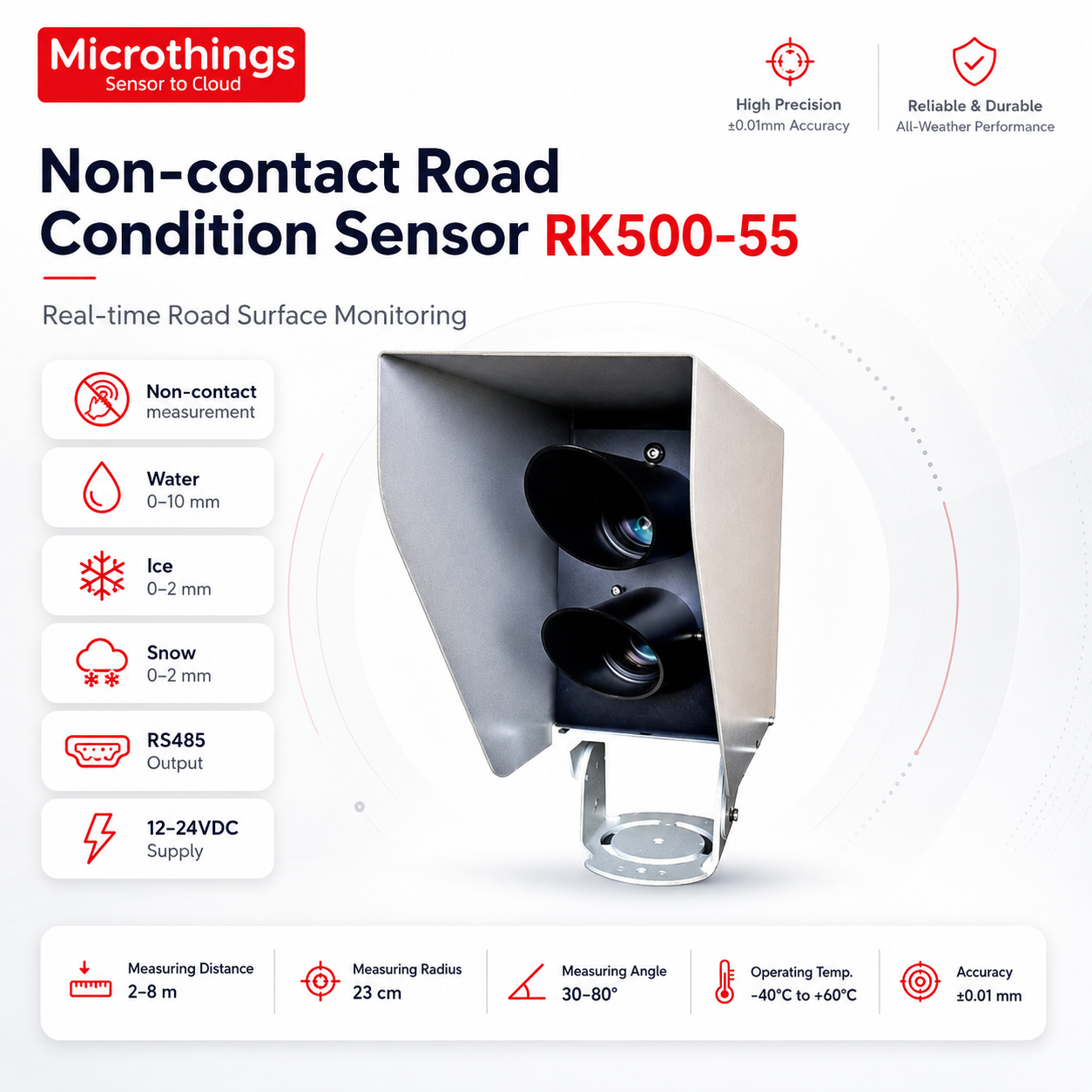 Non-contact Road Condition Sensor RK500-55