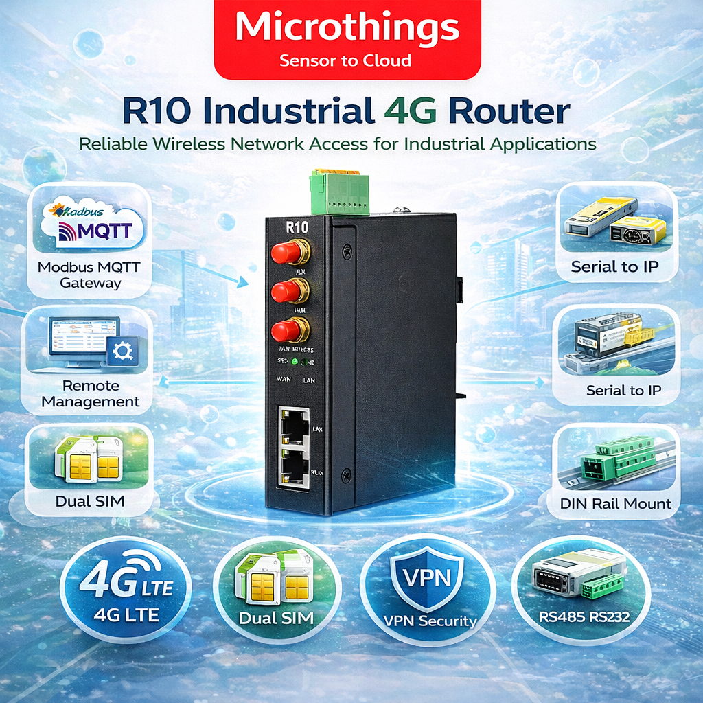 Industrial 4G Edge Router R10A 2026-03-29