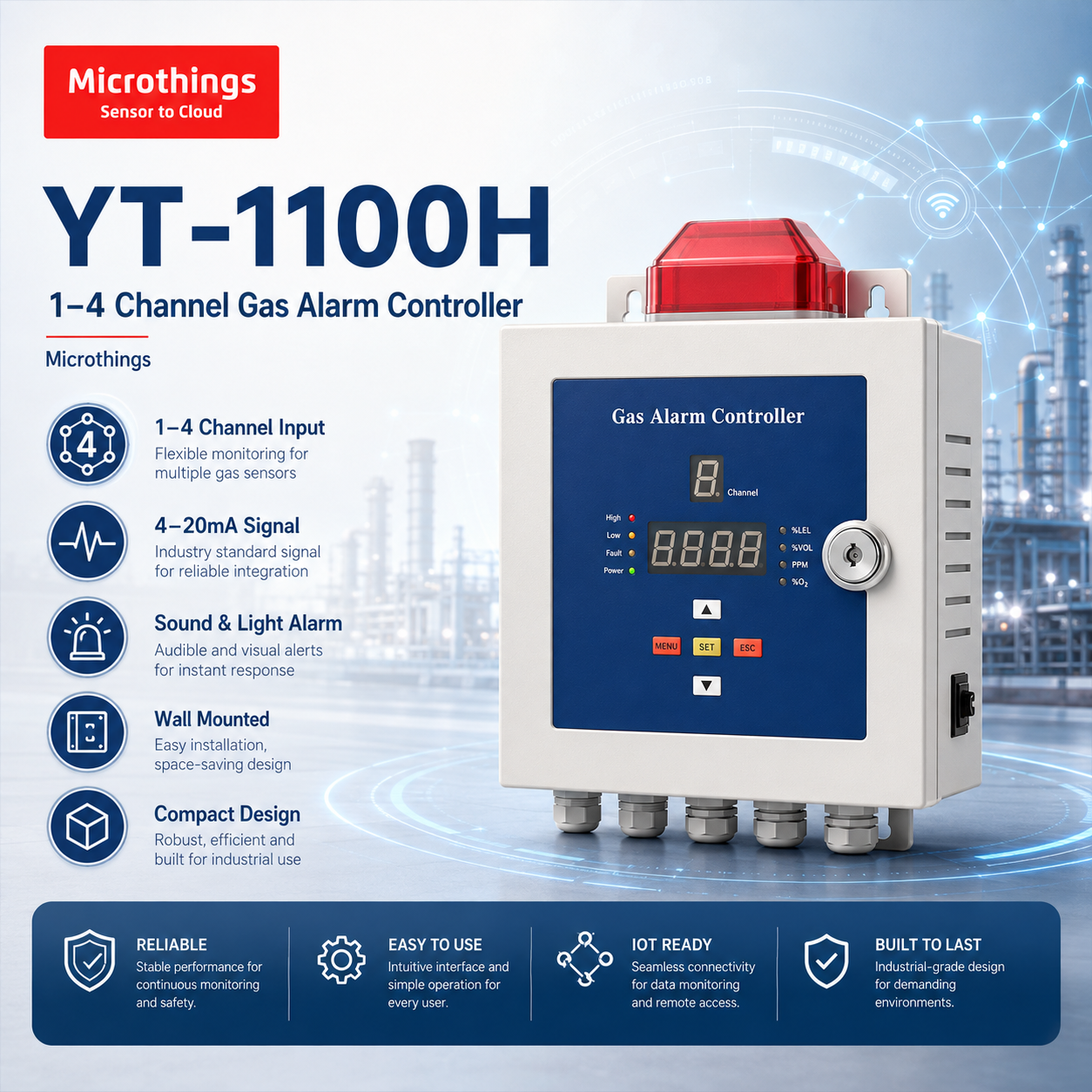 YT-1100H Gas Alarm Controller 08082026 YT-1100H Gas Alarm Controller 08082026