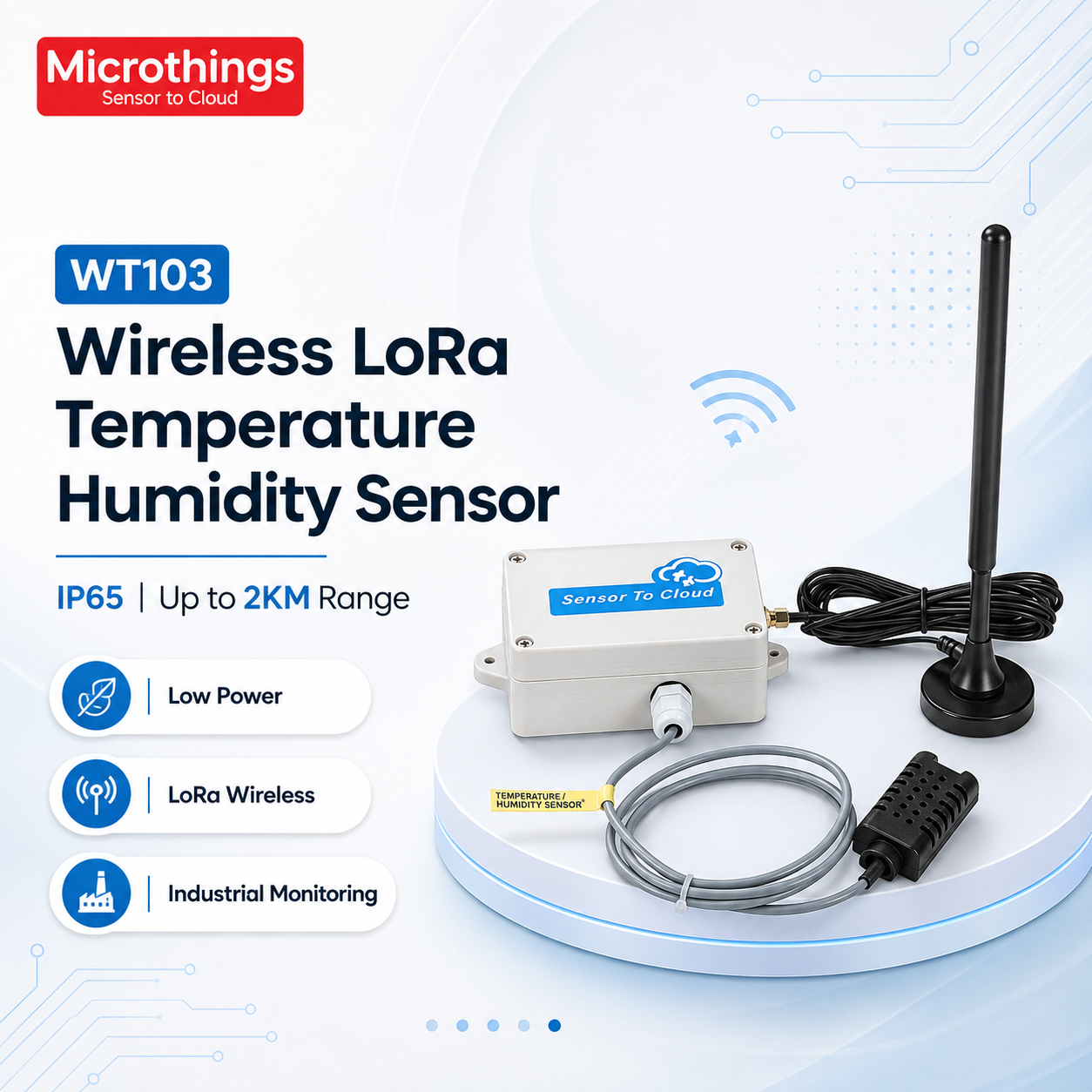 Wireless LoRa Temperature Humidity Sensor WT103