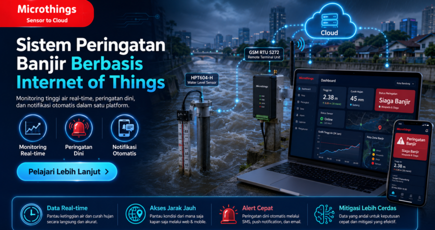 Sistem Peringatan Banjir Berbasis Internet of Things