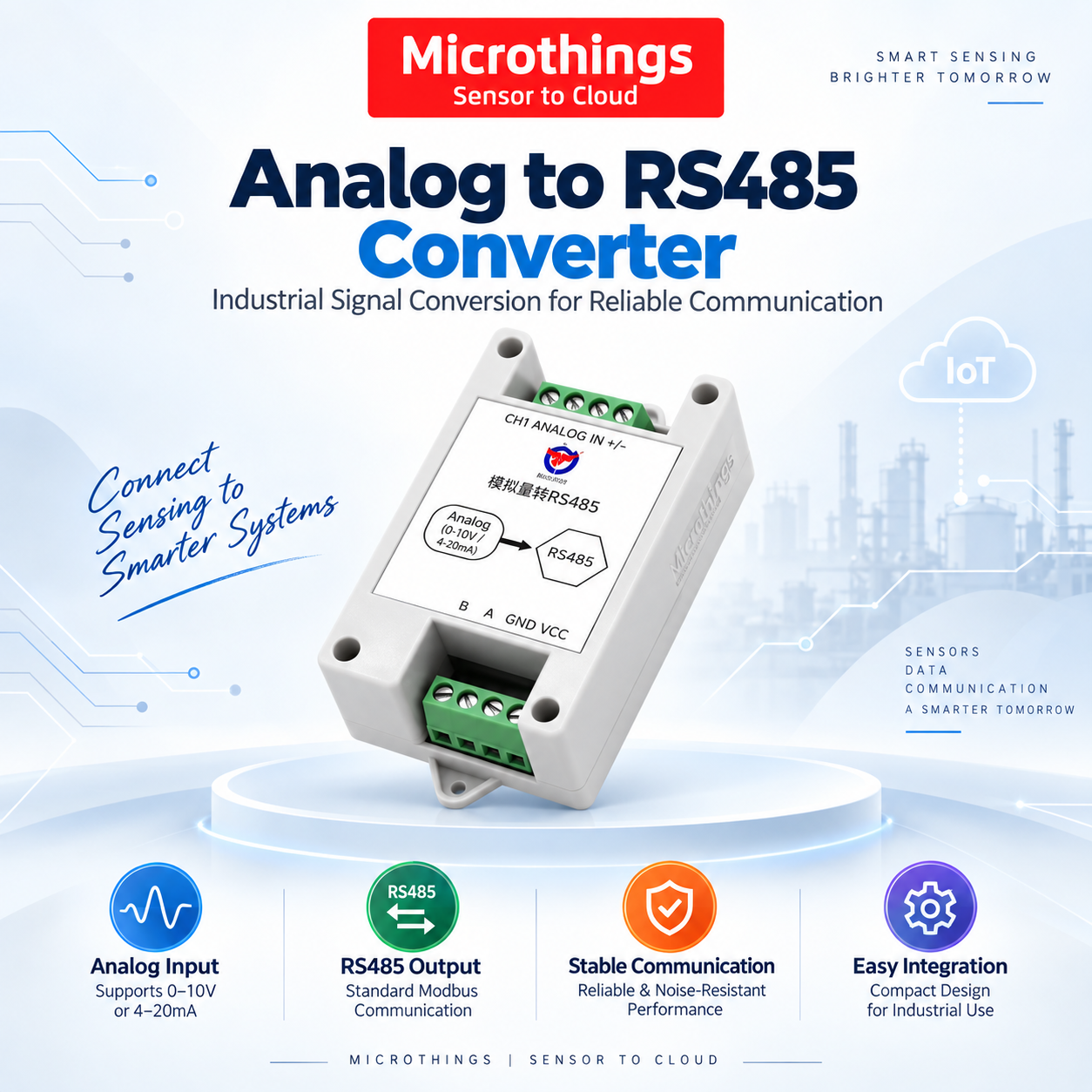 Analog to RS485 Converter