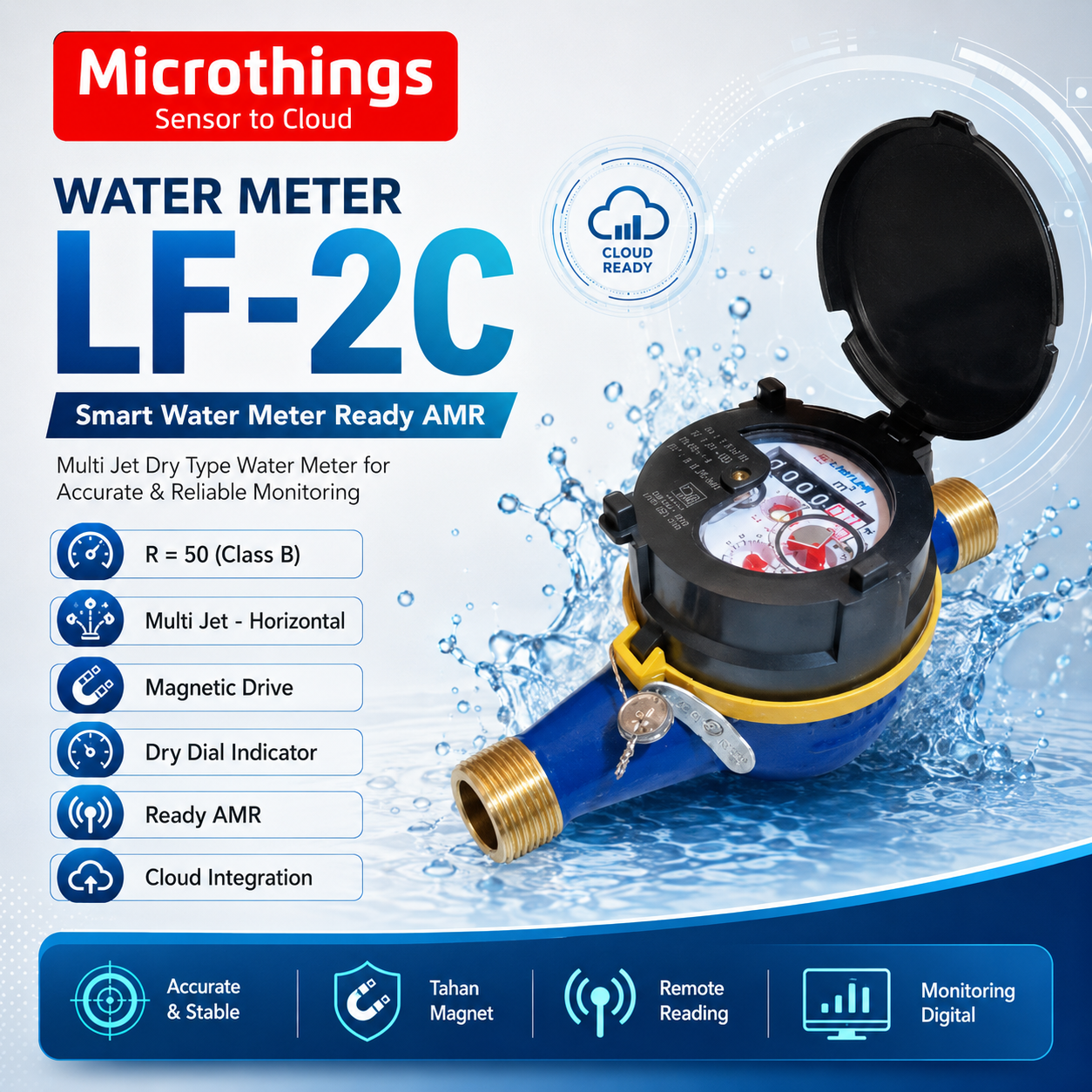 Water Meter Linflow LF-2C