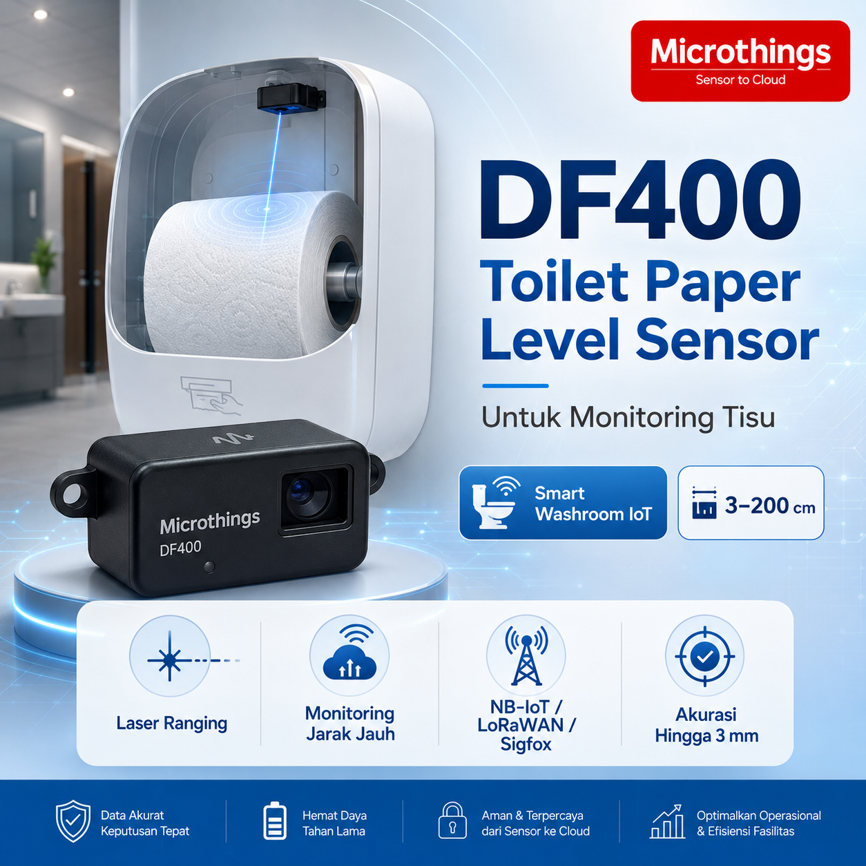 DF400 Toilet Paper Level Sensor 03082026 DF400 Toilet Paper Level Sensor 03082026
