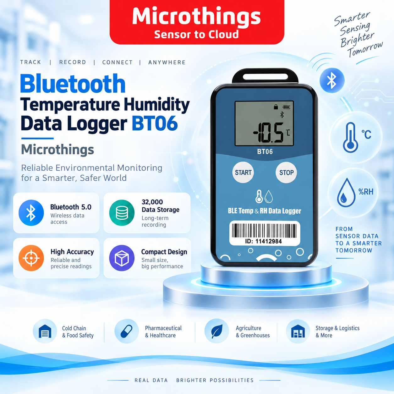 Bluetooth Temperature Humidity Data Logger BT06 Bluetooth Temperature Humidity Data Logger BT06