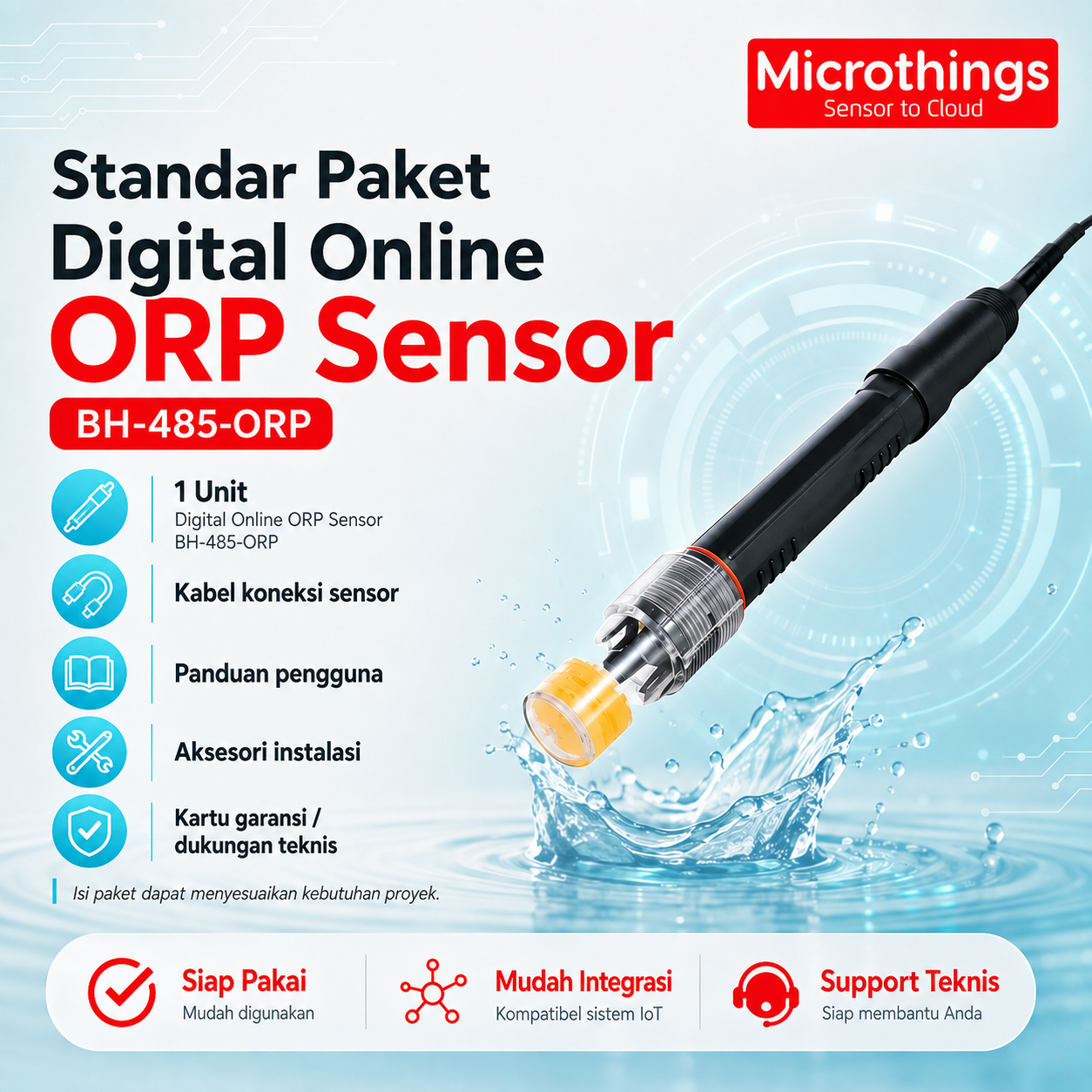 Digital Online ORP Sensor BH-485-ORP - Image 5