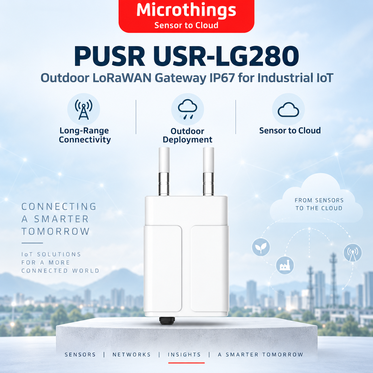 PUSR USR-LG280 Outdoor LoRaWAN Gateway PUSR USR-LG280 Outdoor LoRaWAN Gateway