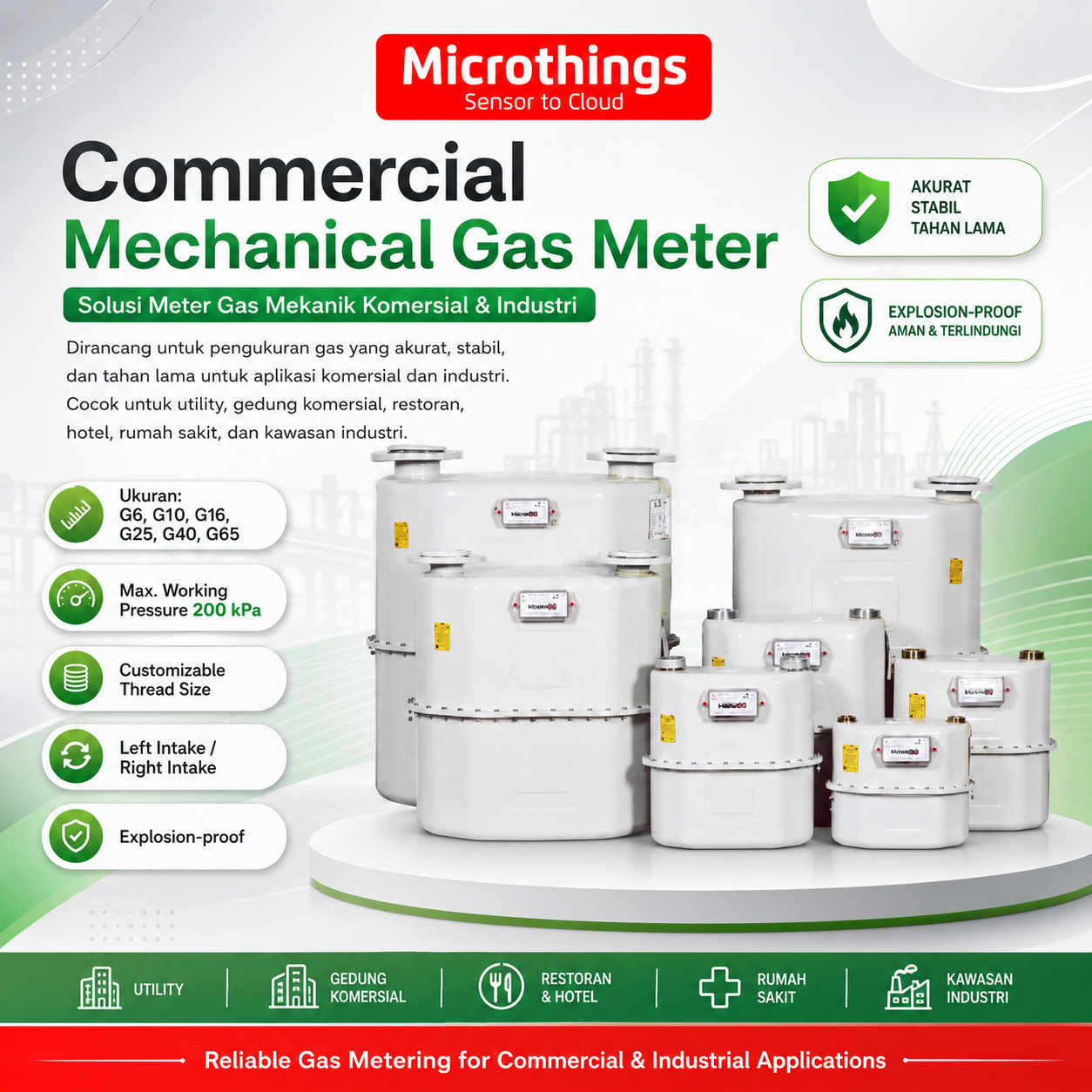 Commercial Mechanical Gas Meter 18052026 Commercial Mechanical Gas Meter 18052026