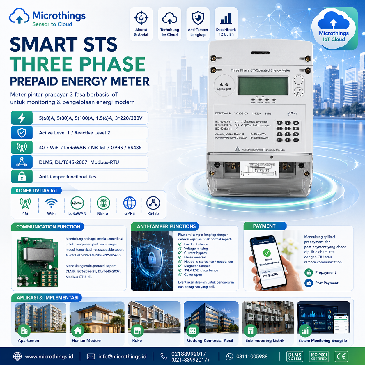 Smart STS Three Phase Prepaid Energy Meter 2026-04-19