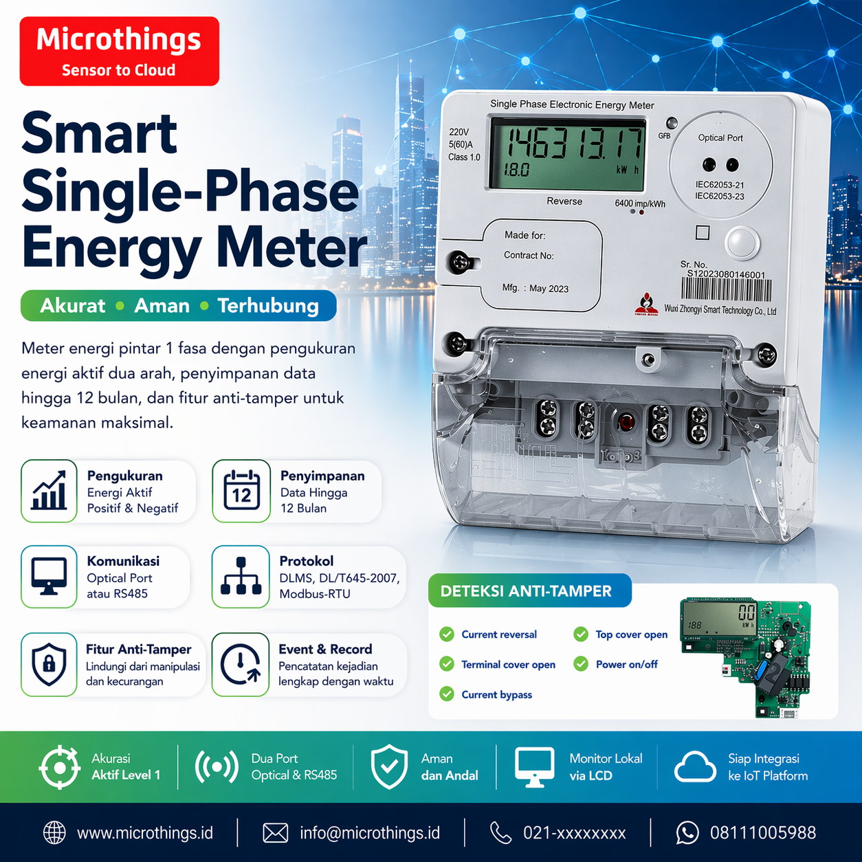 Smart Single Phase Energy Meter 2026-04-18