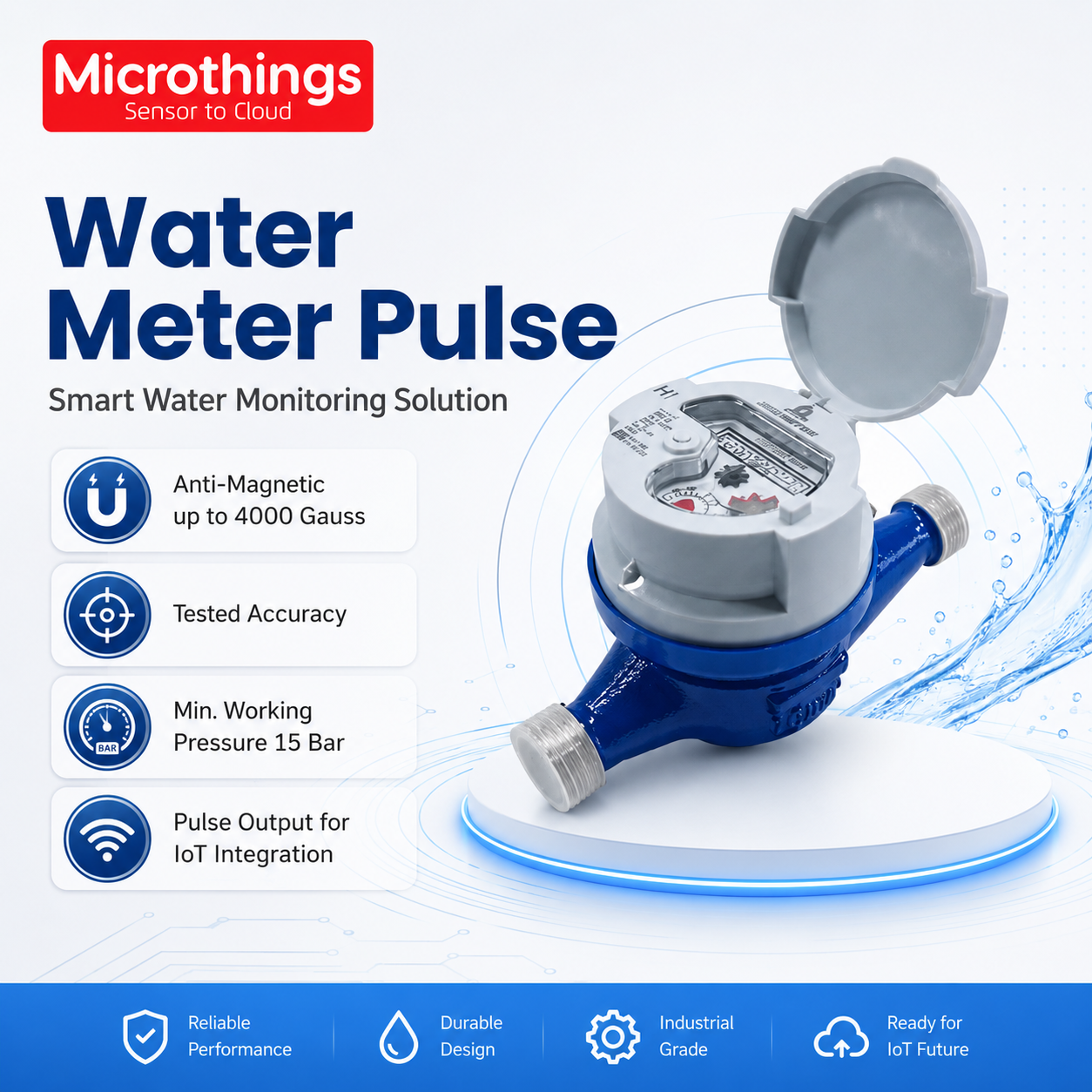 Water Meter Pulse Ready AMR