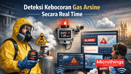Deteksi Kebocoran Gas Arsine Secara Real Time
