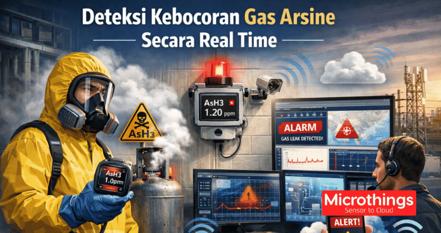 Deteksi Kebocoran Gas Arsine Secara Real Time