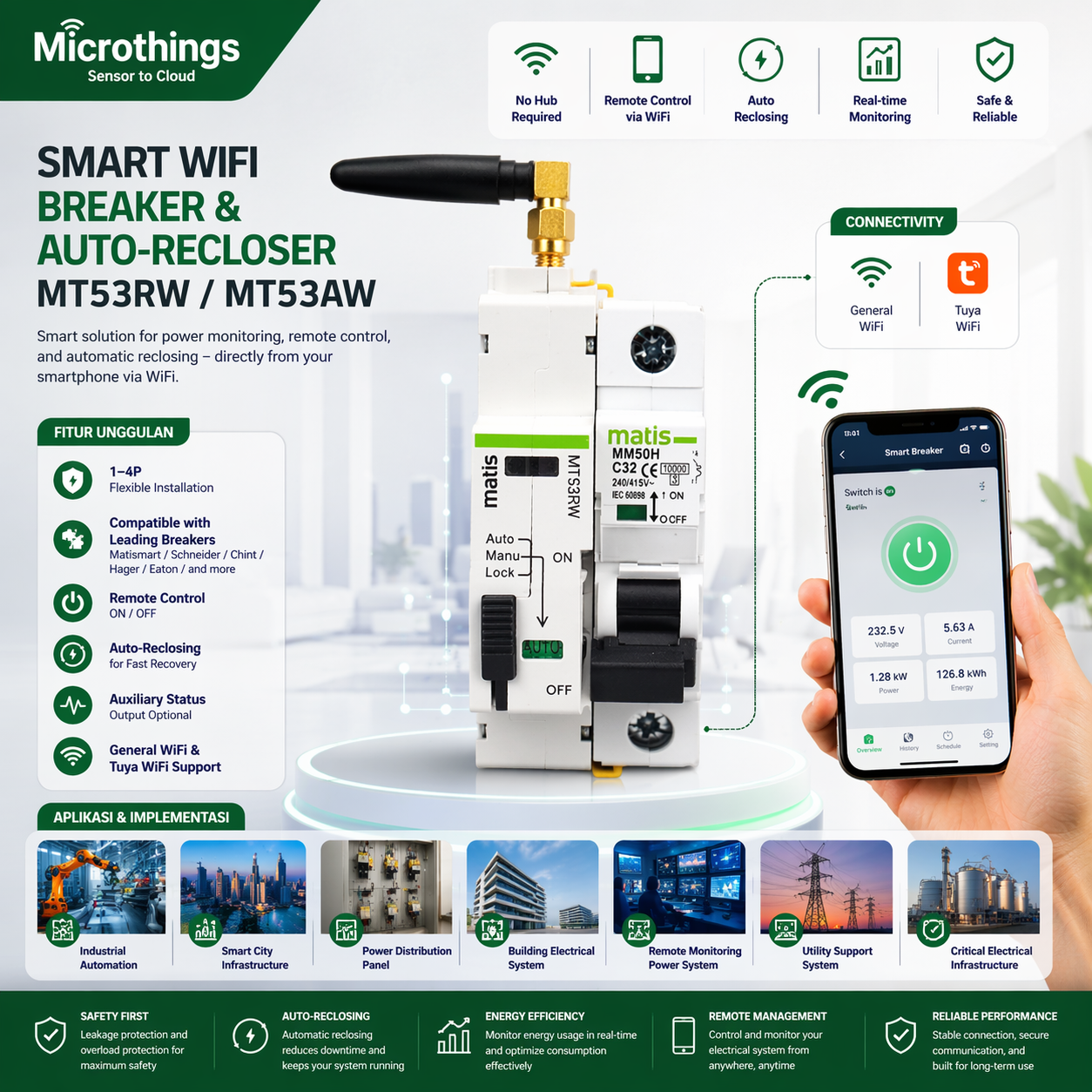 Smart WiFi Breaker and Auto recloser 2026-04-18